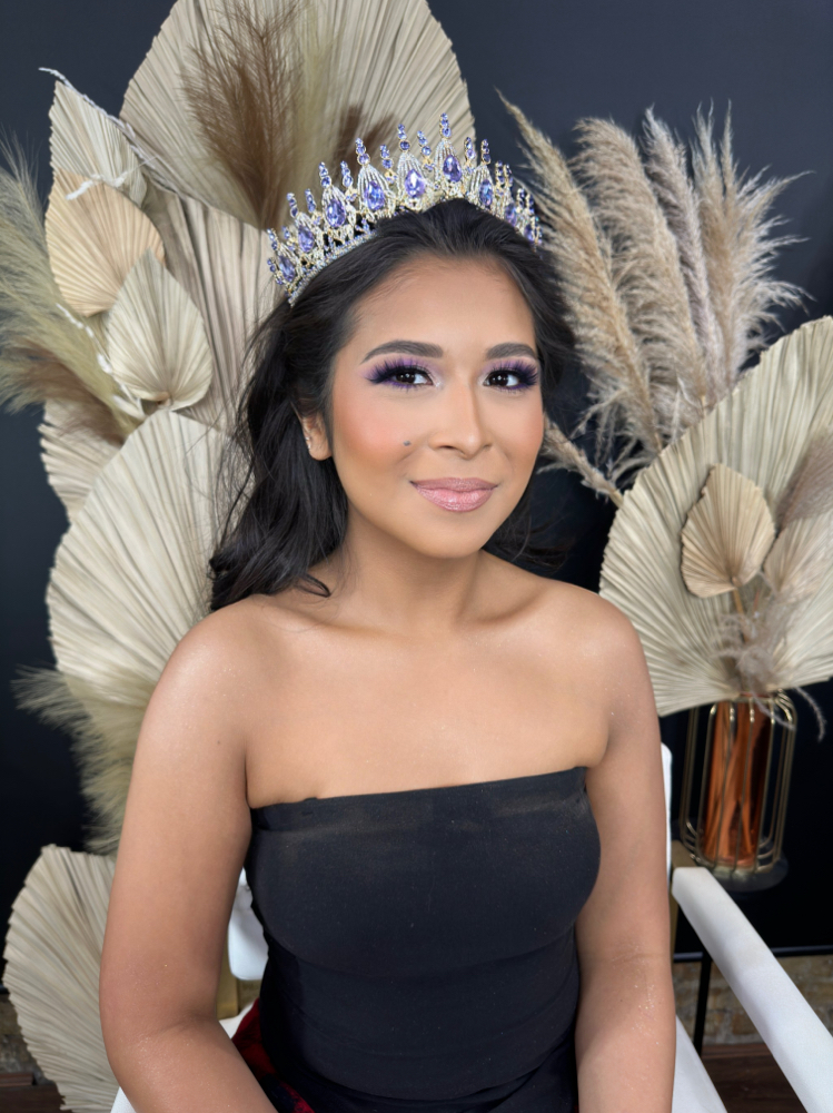 MEL-QUINCE MAKEUP IN SALON SERVICE at 312 GLAM BY MEL / BEAUTY SUITE 312 in Berwyn, IL