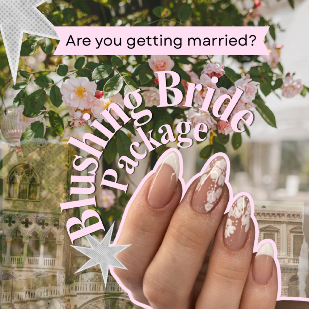 Blushing Bride Package at Nails By Harmoni in Kennebunk, ME