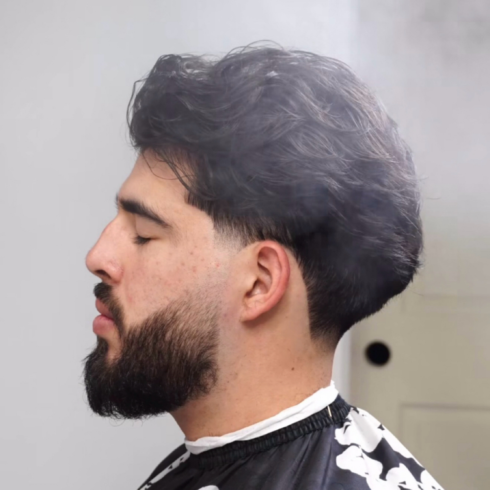 haircut and beard at jacdabarber in Marietta, GA