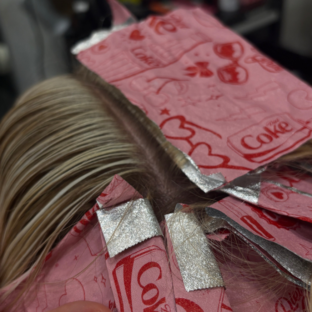 Blonding at 5D Salon in Salt Lake City, UT