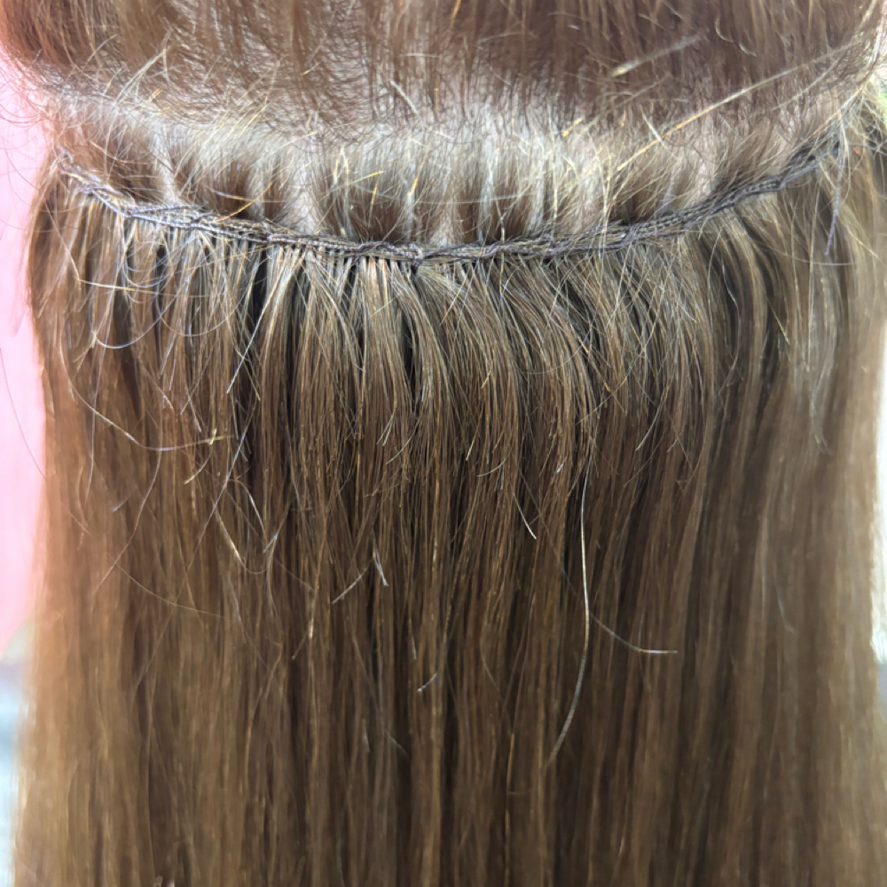 Hand Tied Weft Install at Hair with Saddie in Ohio, OH