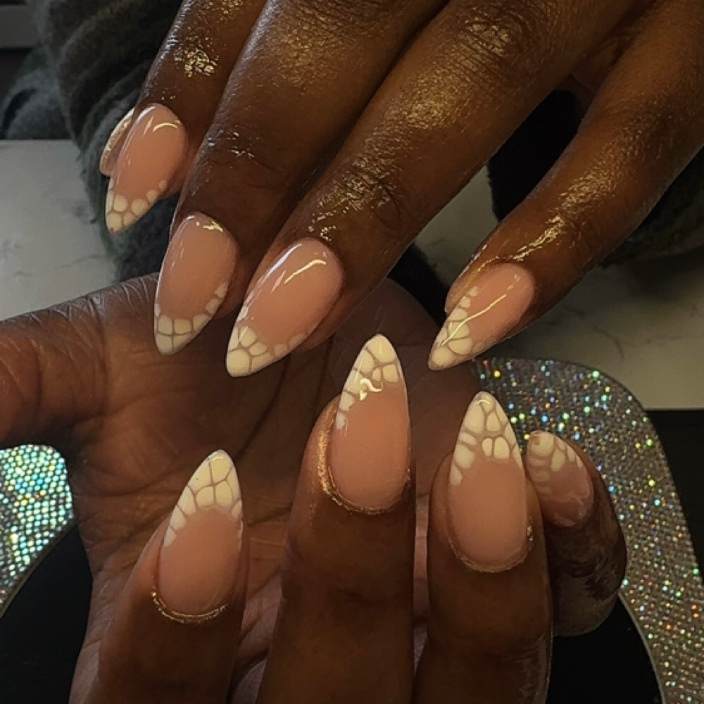 Gel X Med Fullset w/art at Tiana Nyree Artistry in Virginia Beach, VA