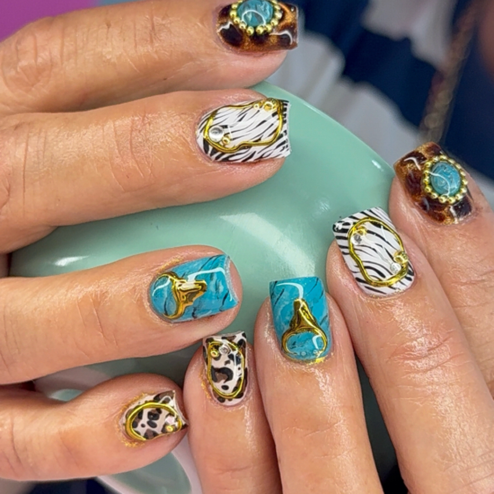 Russian Gel Mani at Abby’s Acrylics in Escondido, CA