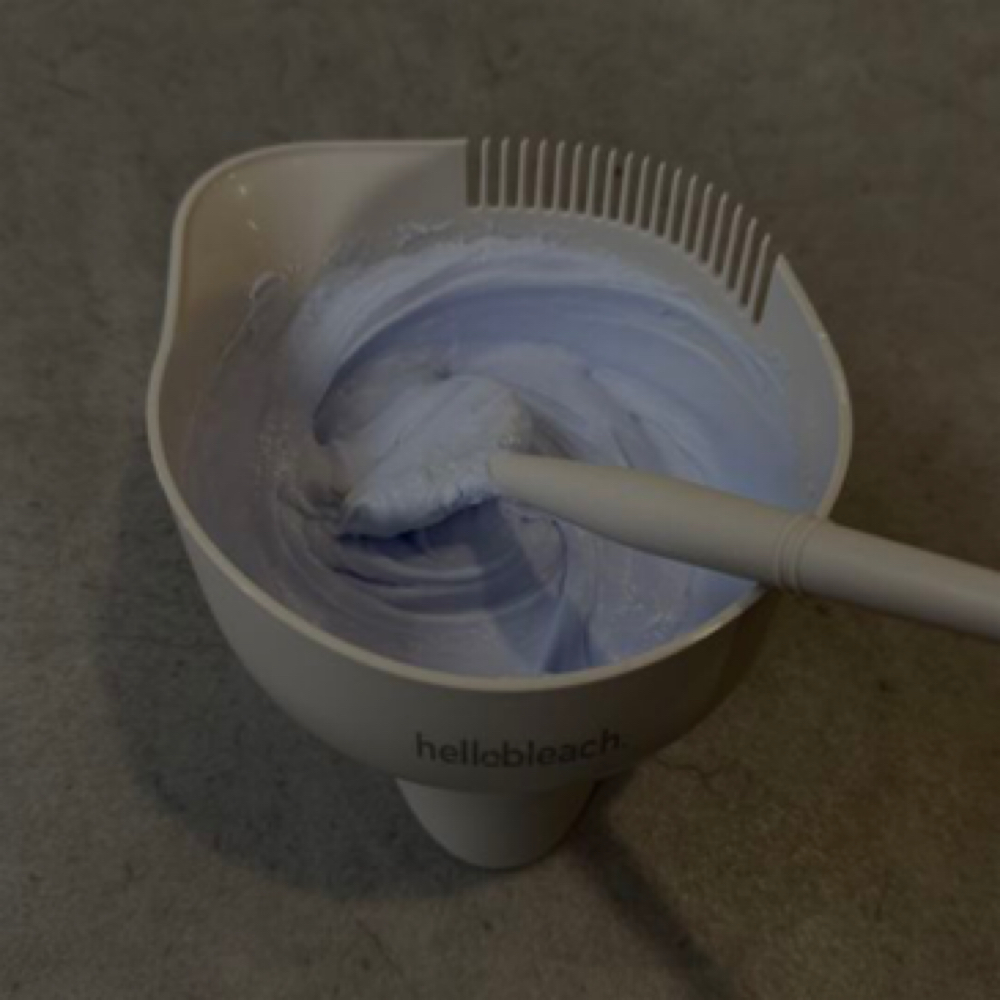Scalp bleach retouch at Frilly Beauty in Hattiesburg, MS