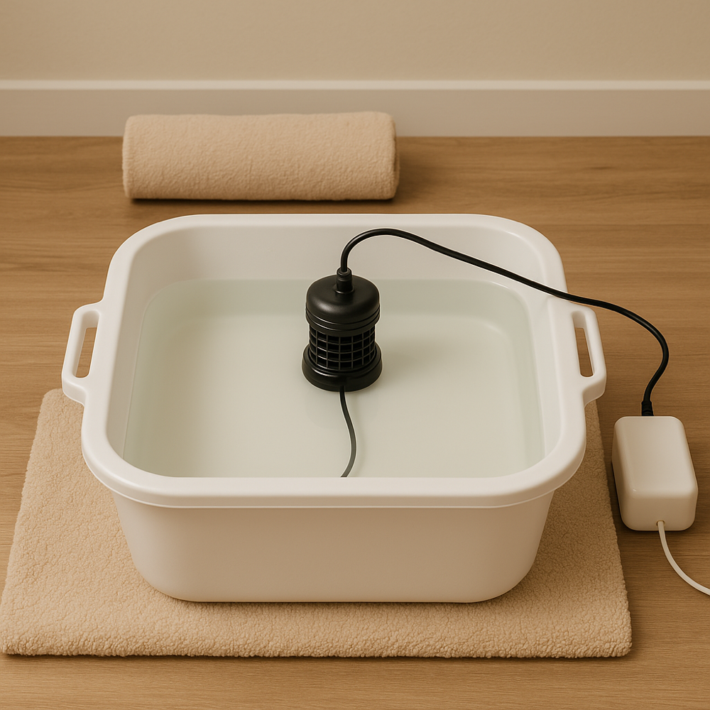 Ionic Detox Foot Bath at The Salty Spa WI in Franklin, WI