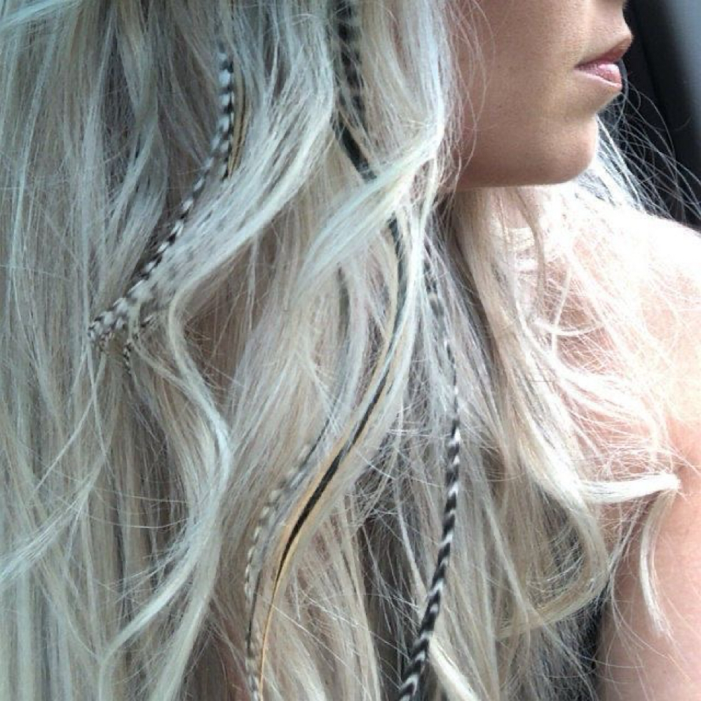 Hair Feathers at The Hair & Skin Saloon in Roseville, CA