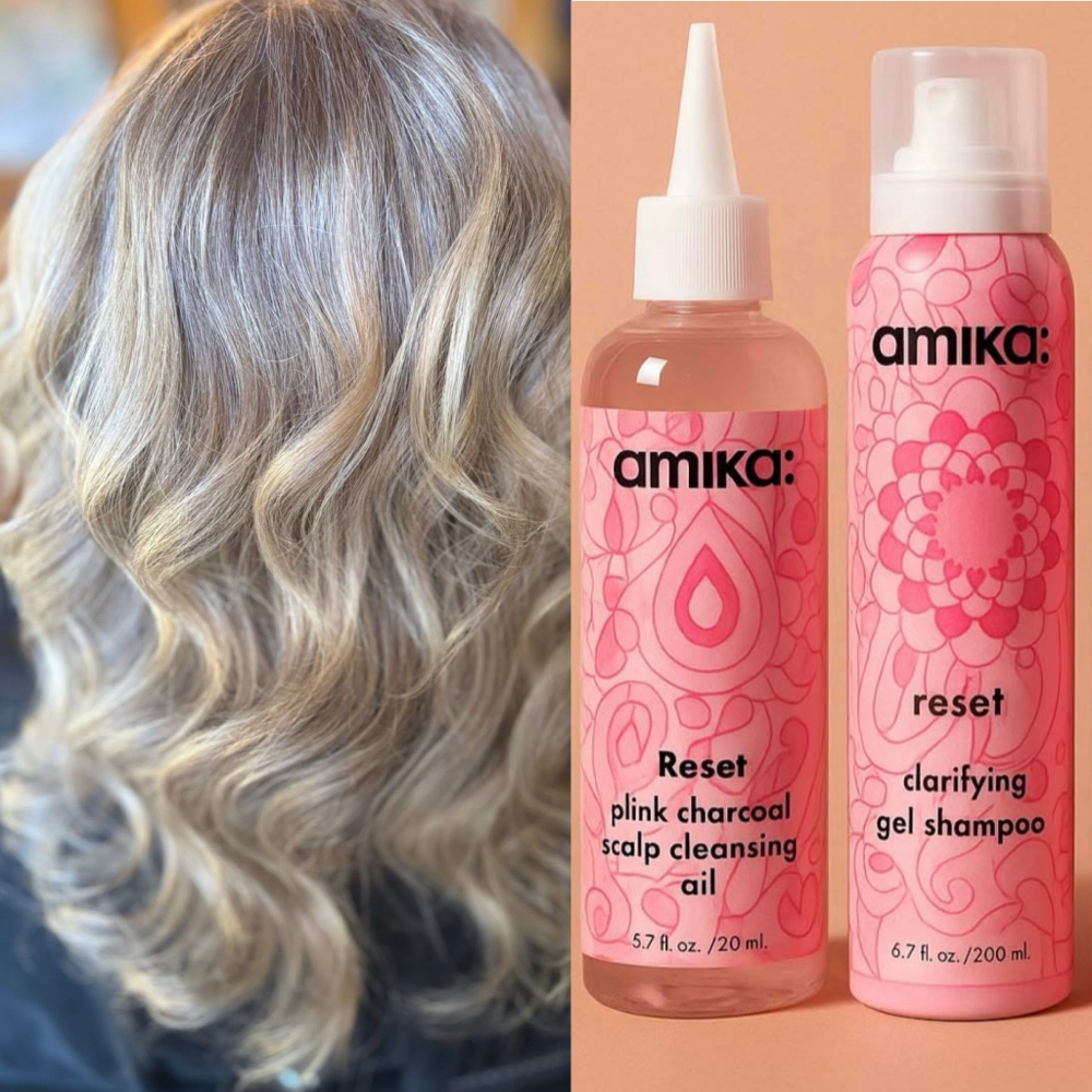 Amika Scalp Facial at Cottage Glow Hair Studio LLC in Swanton, VT