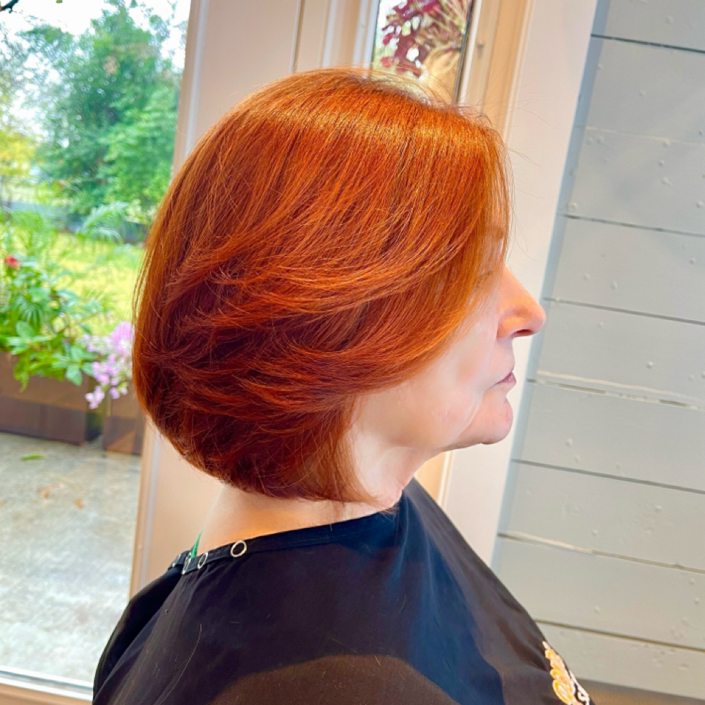 All over custom color at Linda Chapman in Georgetown, TX