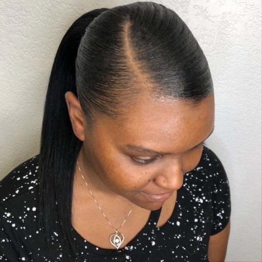Extension Wrap Around ponytail at KAAATWALK Hair Studio in Virginia Beach, VA