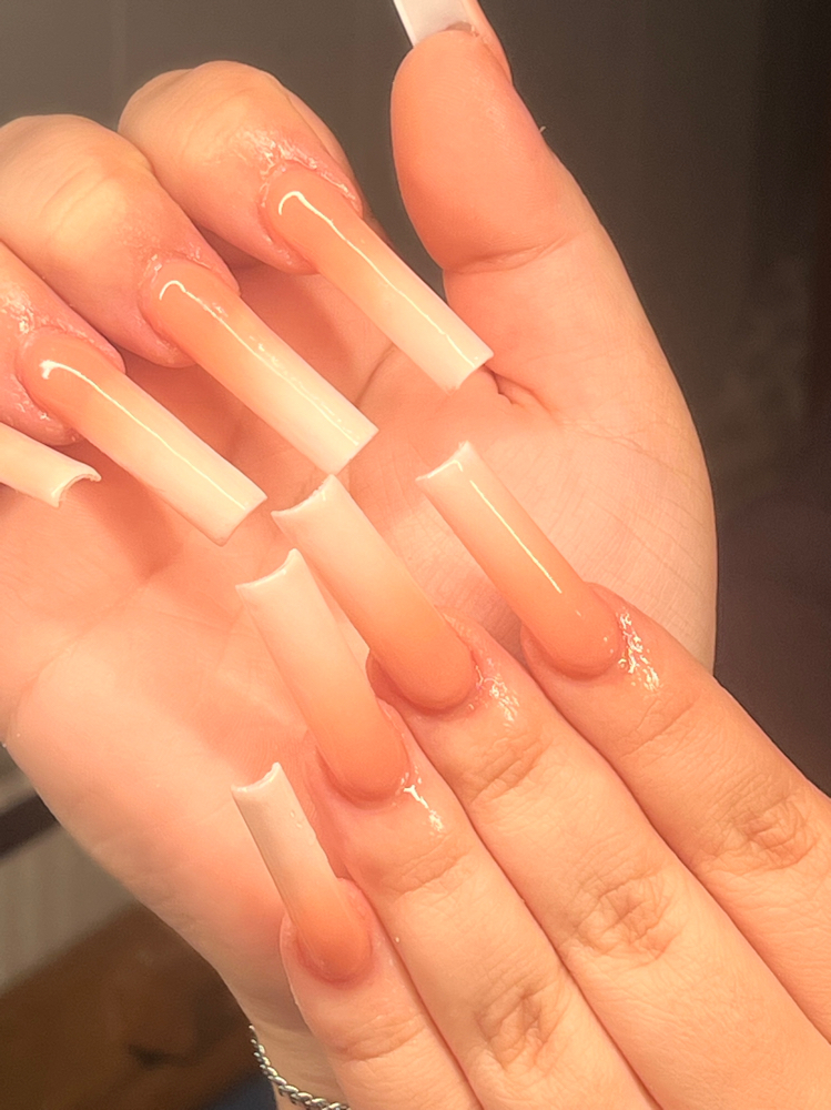 XXXL acrylic Set at Nails.by.em in Mastic, NY