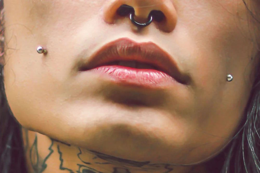Dimple Cheek Piercings (set)