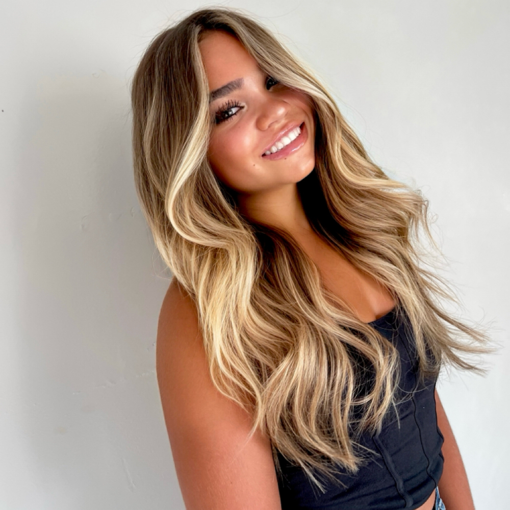 Balayage + Gloss + Cut + Blow Dry at Zemra Salon in Westborough, MA