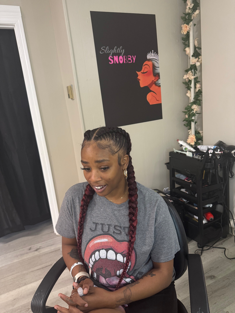 2 Braids at Slightly Snobby in Lexington, KY