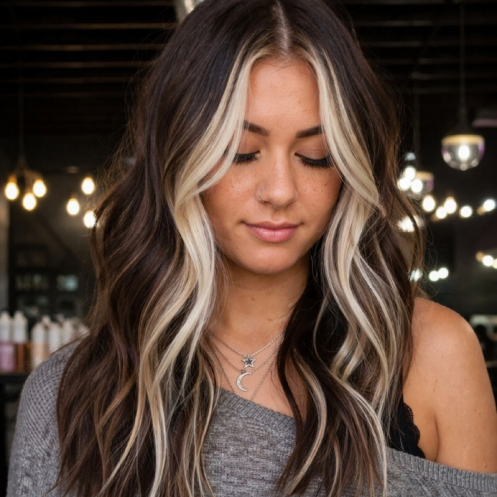 Money Piece at Three & Co Salon in Kent, OH