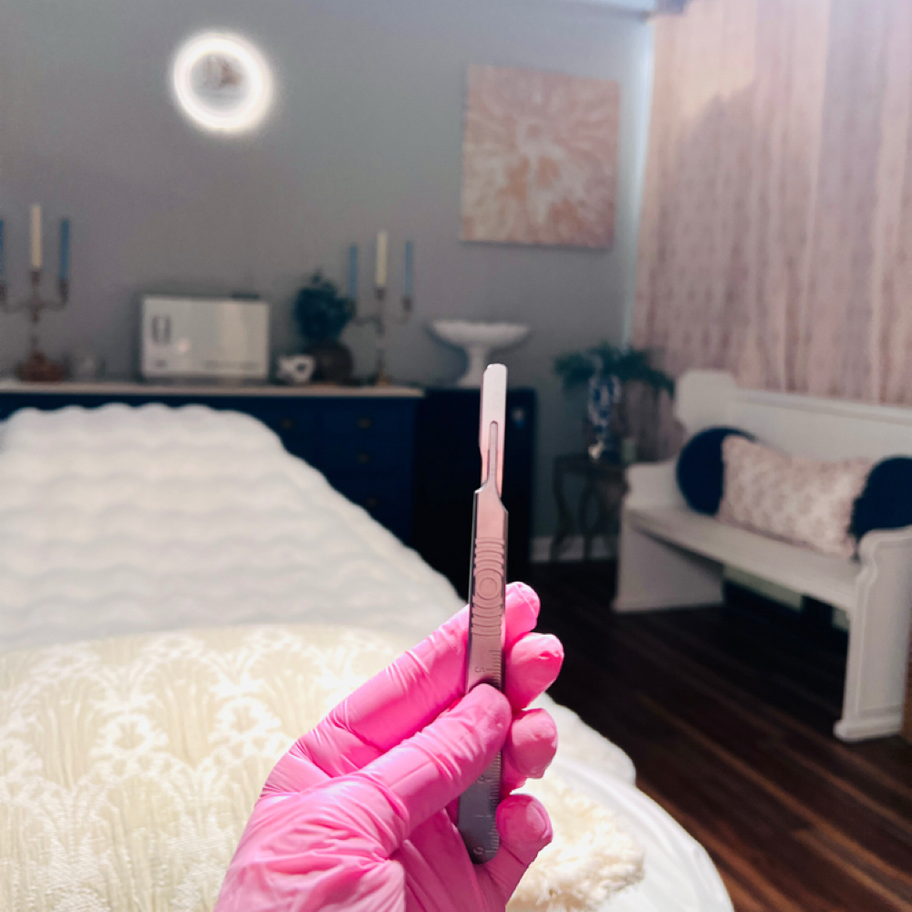 Dermaplane Dahlia Delux Facial at Downtime Dahlia Esthetics in Kinston, NC
