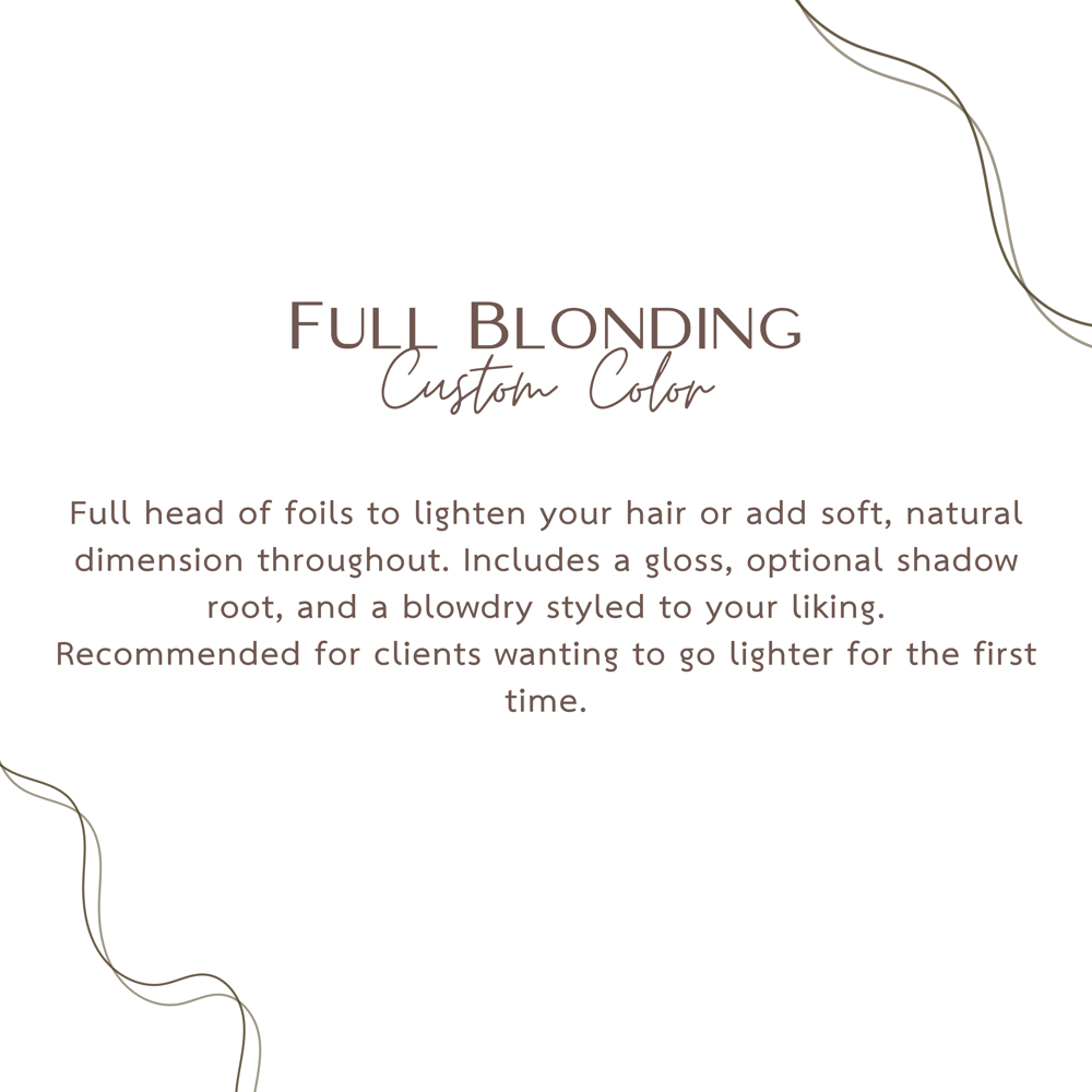 Full Blonding at Bloom by Rossy in South Elgin, IL