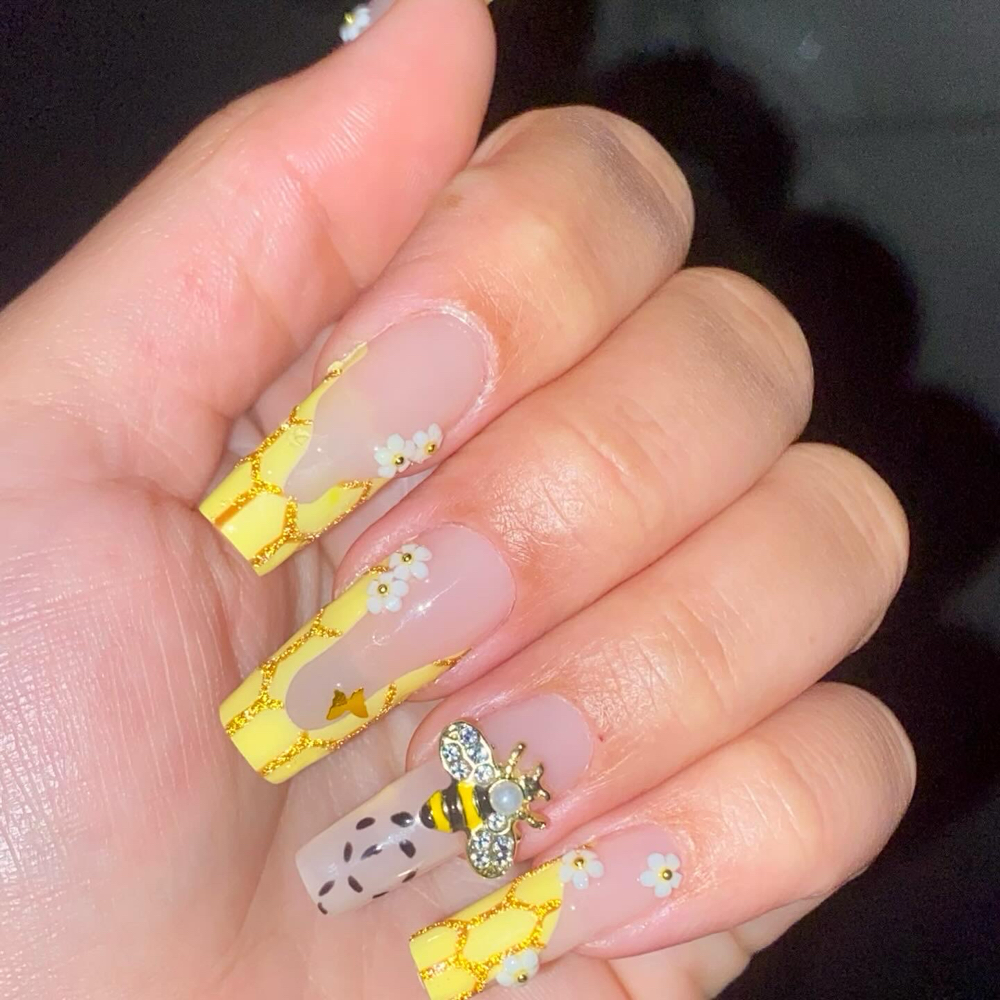 Gel X Full Set With Design at The Nail Plug in Lubbock, TX