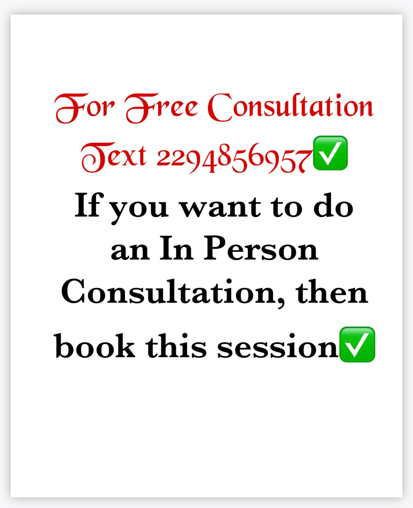 In Person Consultation š¤