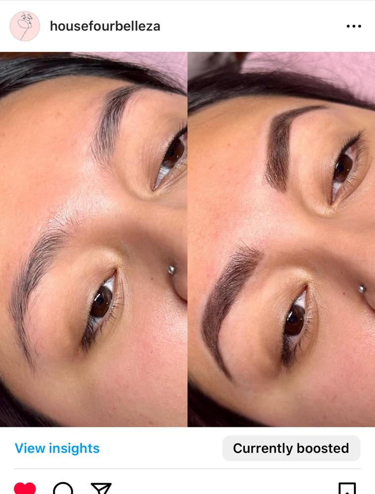 Eyebrow Shaping With Henna