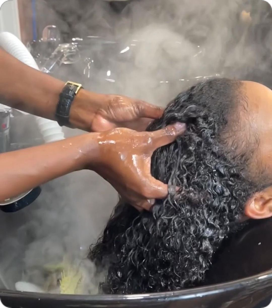 Winter Dry Scalp And Hair Treatment at Bombshell Society in Richmond Hill, GA