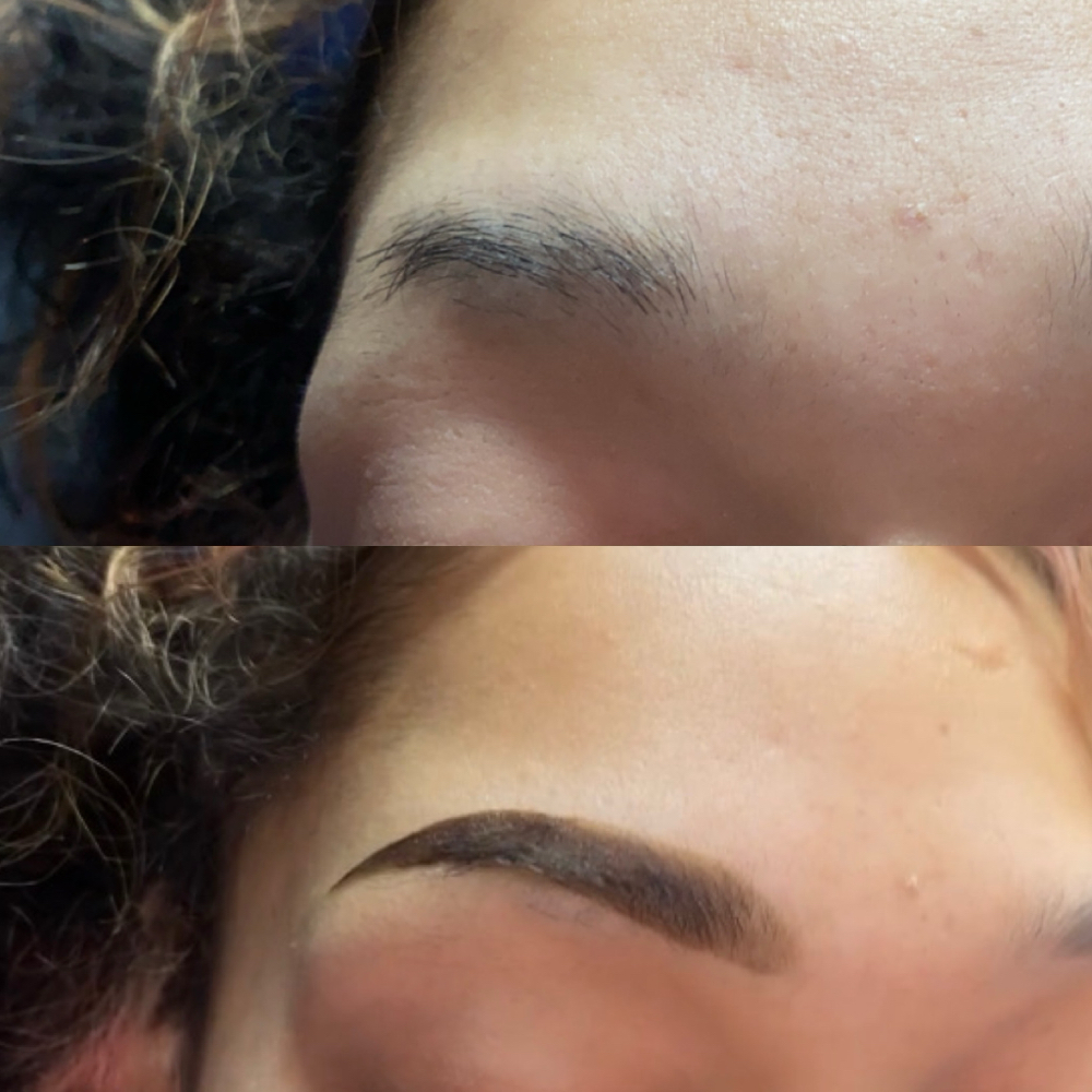 Brow stain + Clean Up