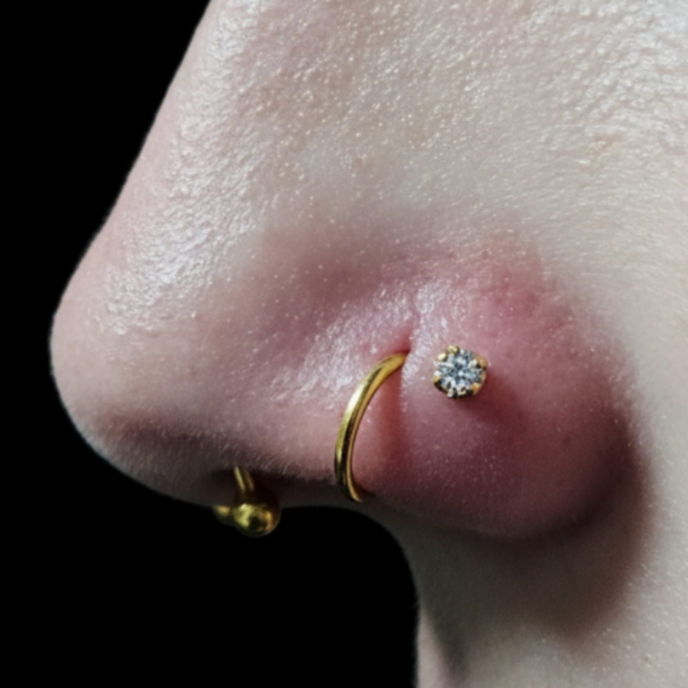 Nostril Piercing at Chrissy Von in Pelham, NH