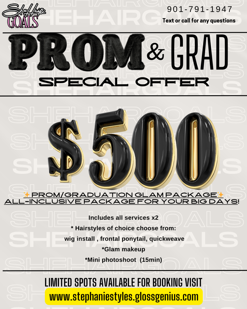 Prom/Graduation All Inclusive Package