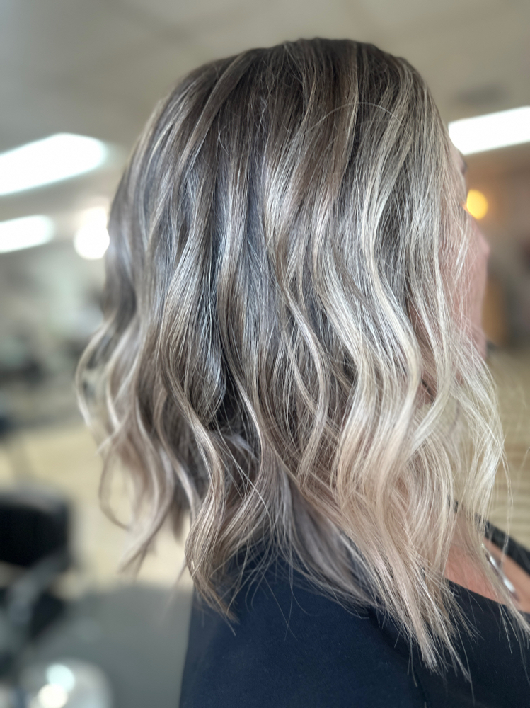 Balayage/Lived-In-Blonde + Cut