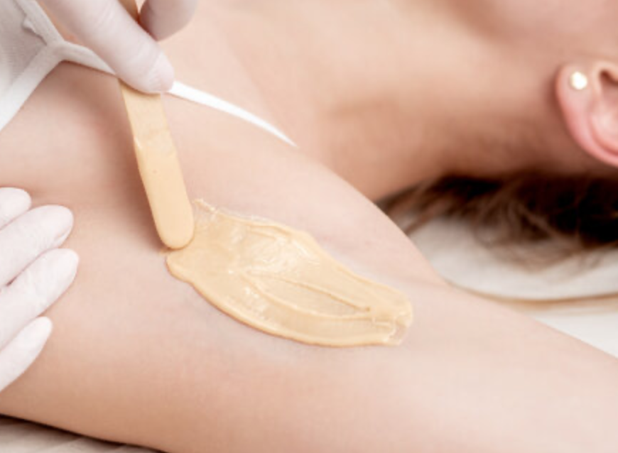 Underarm waxing