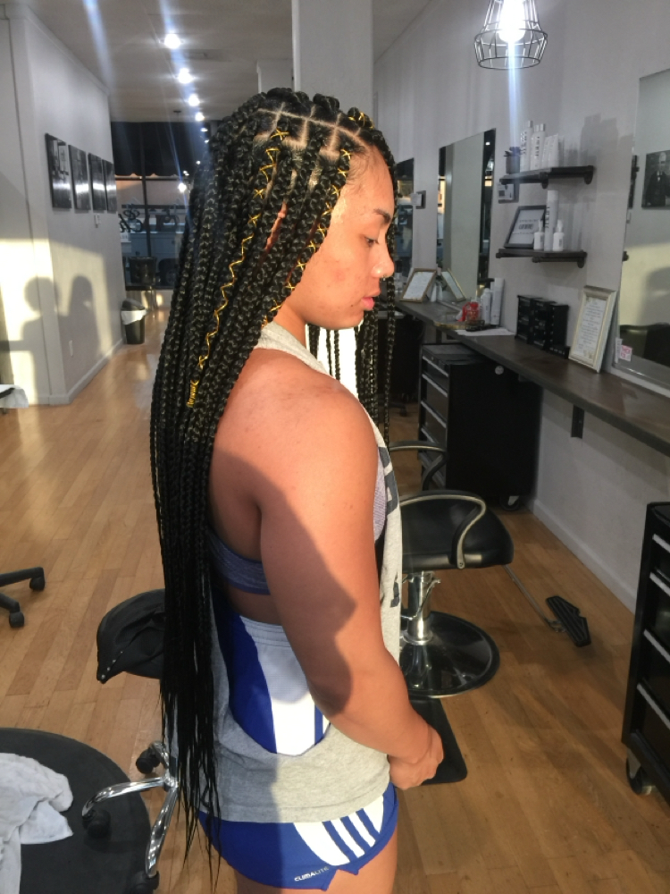 LRG BOX KNOTLESS BRAIDS at NATURAL LOVE LALA in Riverside, CA