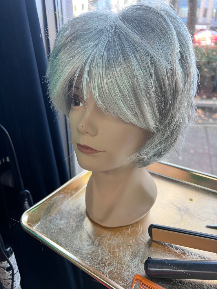 Haircut and Hair Piece Shaping
