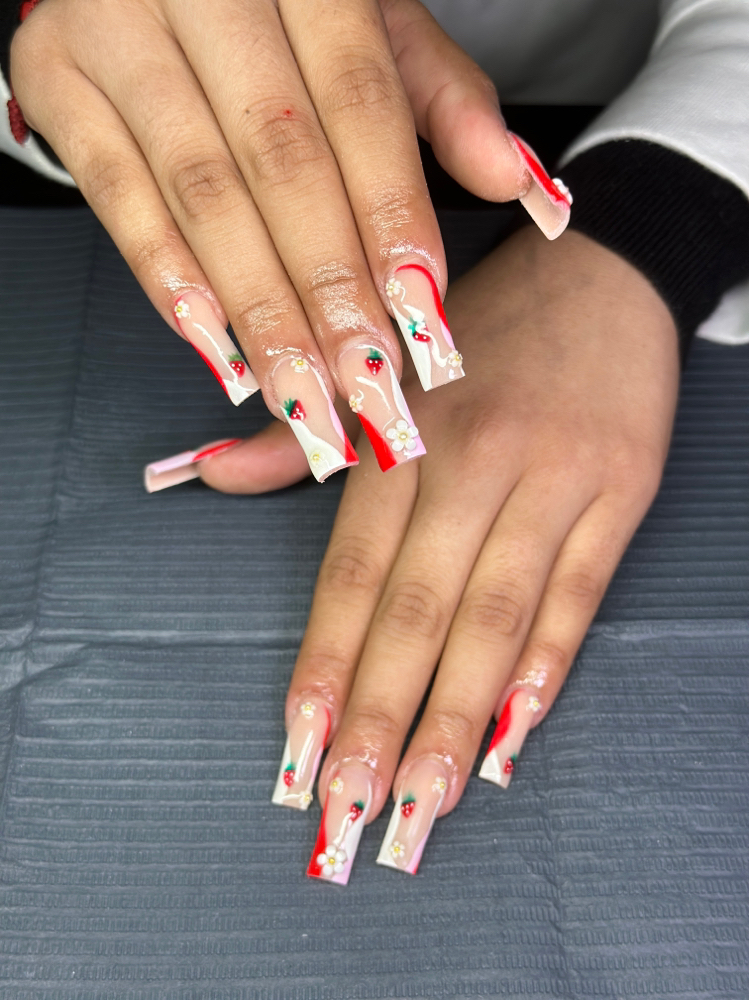 Long Acrylic Full Set