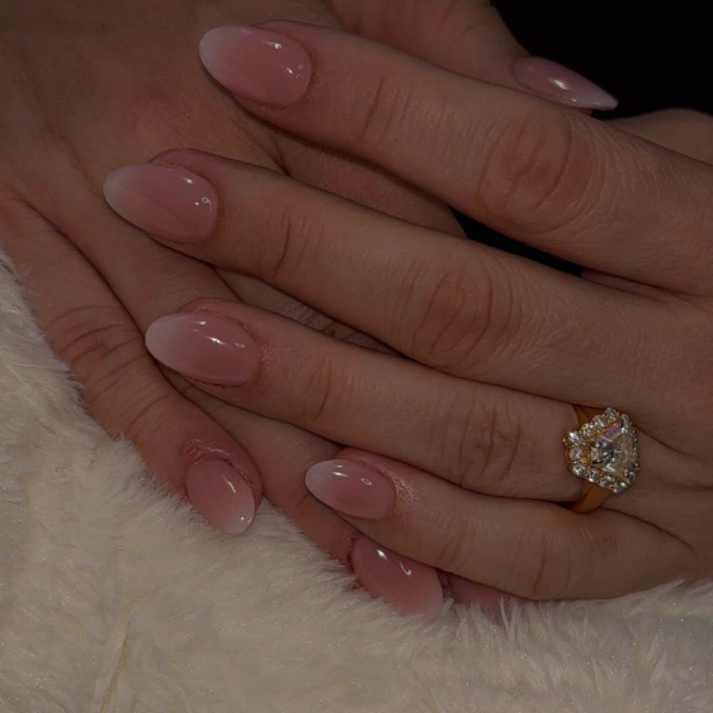 Ombre Set at A lil boujee nail boutique & spa in Harlingen, TX