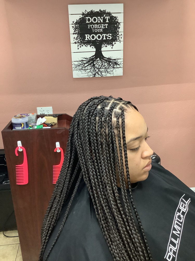 Small Knotless Braids