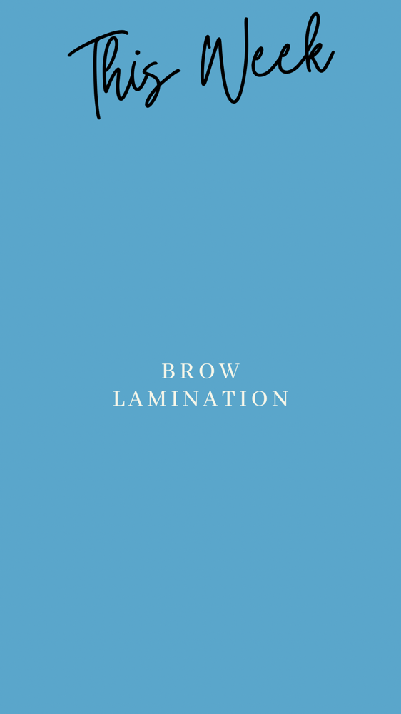 Brow Lamination