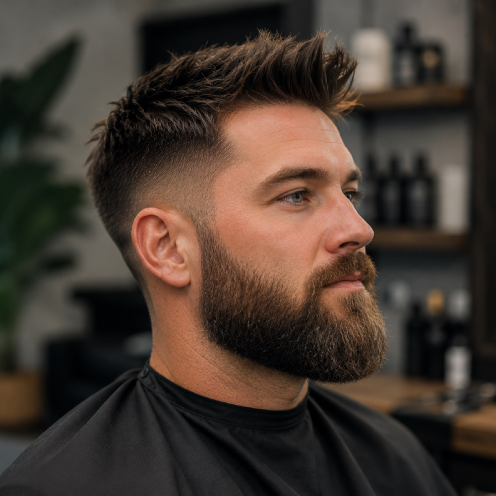 Signature Cut & Beard Detail at Emmett Hair Crew & Color Bar in Emmett, ID