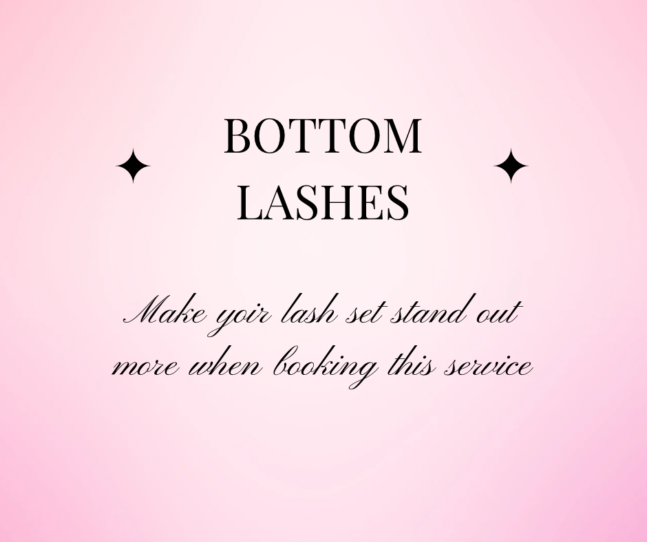 bottom lashes