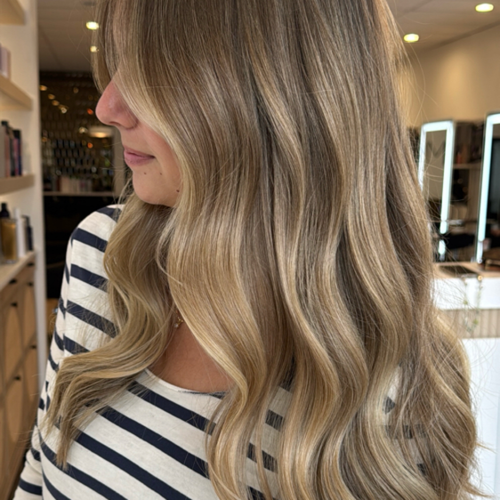 Partial Highlight/Balayage at CurlsbyCourtney in Saint Charles, IL