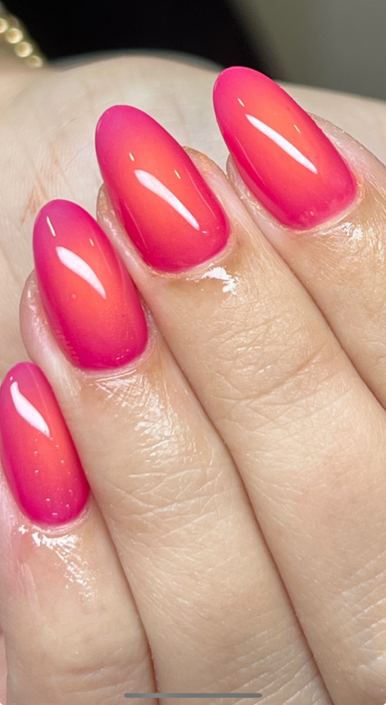 1 Step Chrome/Cat Eye/french Add On at Nailed by Hannah in Fort Walton Beach, FL