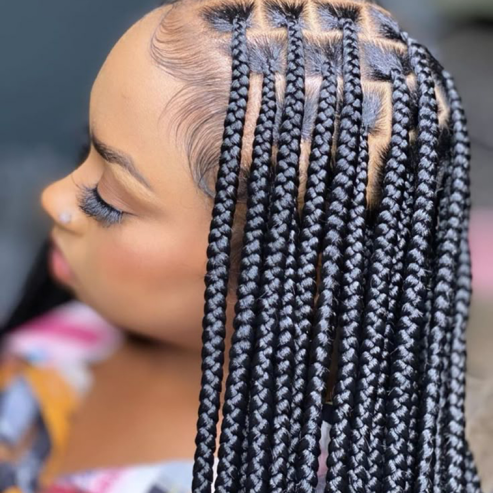 Medium Box Braids at L&O BeautyCollection in West Burlington, IA