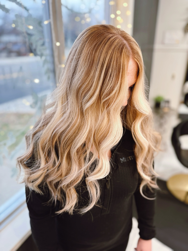 Money Piece at The Butcher Chair in Alma, MI