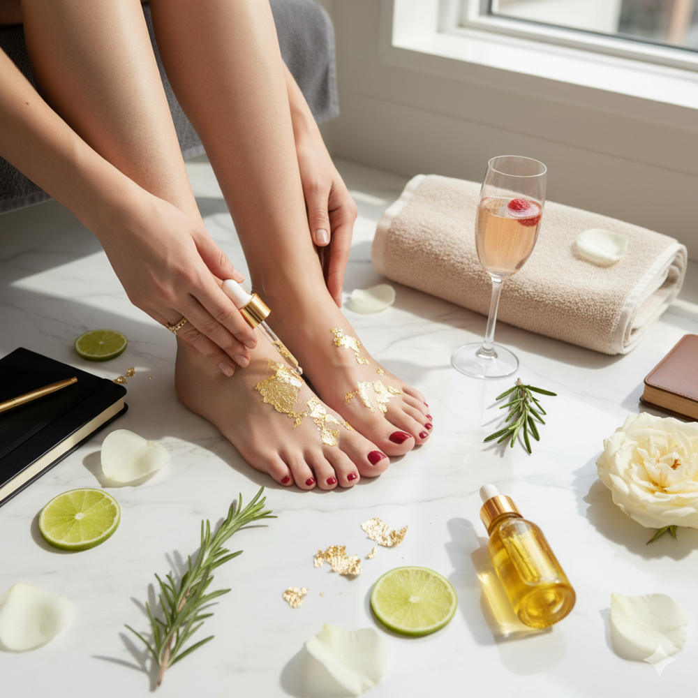 Luxury Ultimate Collagen Pedicure at Angel Nails & Beauty Spa in Elk Grove, CA