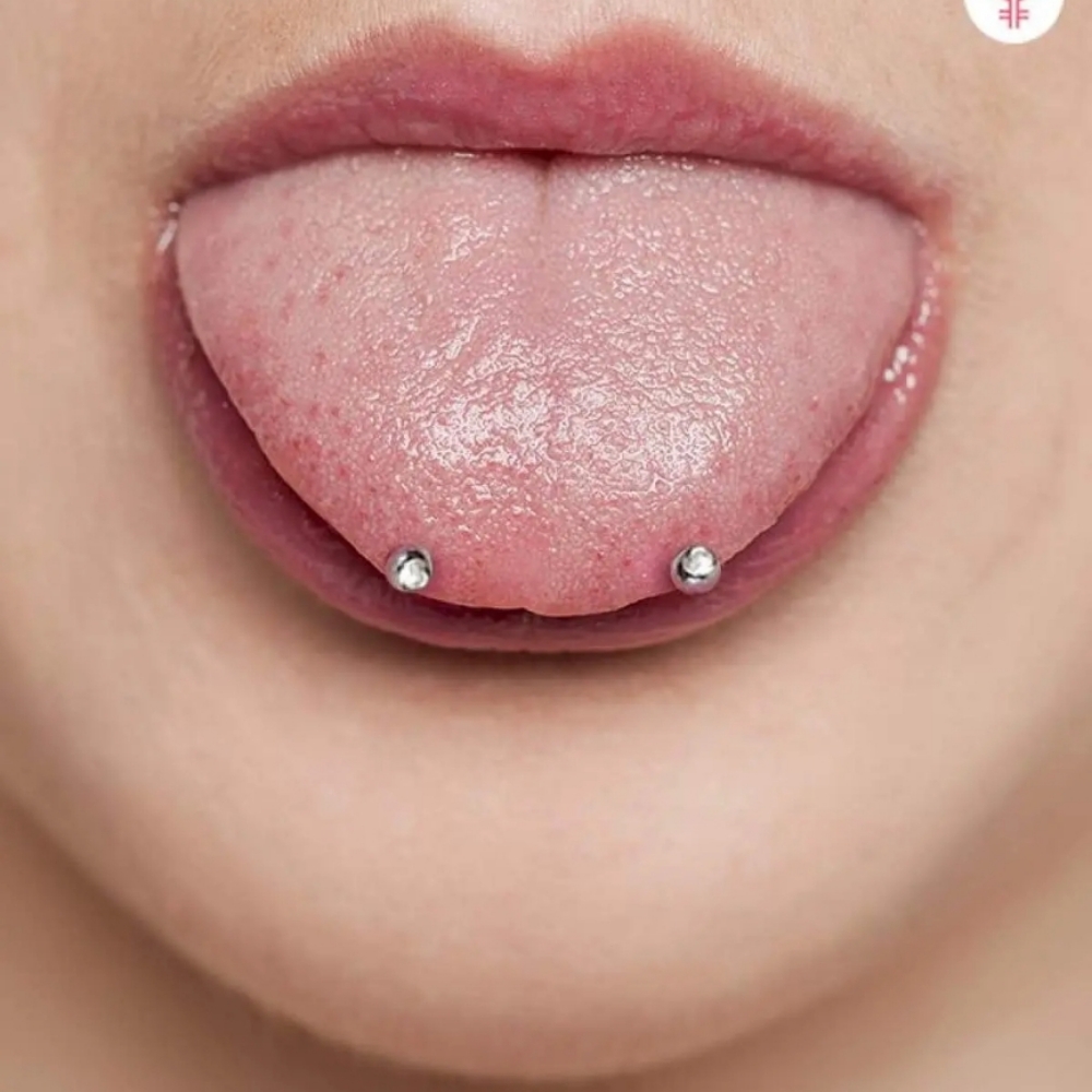 Snake Eye Tongue Piercing at Piercings By Autumn in New Castle, PA