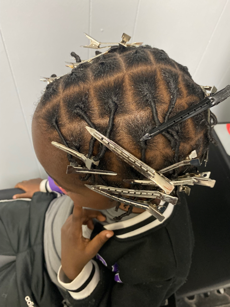 Kids Loc Retwist at RosieLocs in Summerville, SC