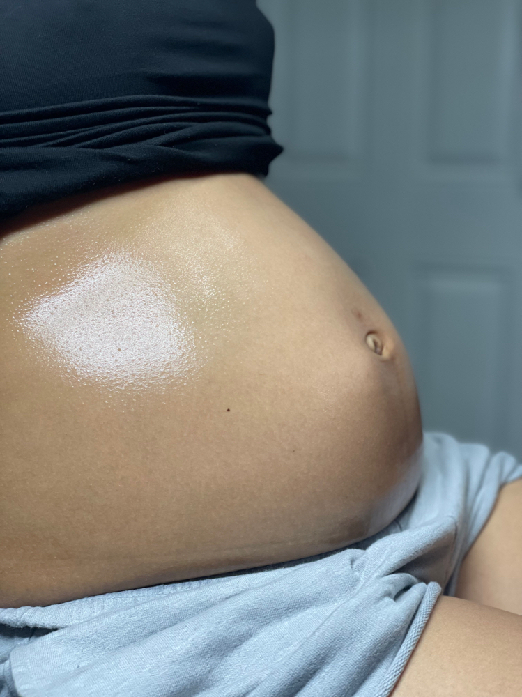 Pregnancy Belly Wax