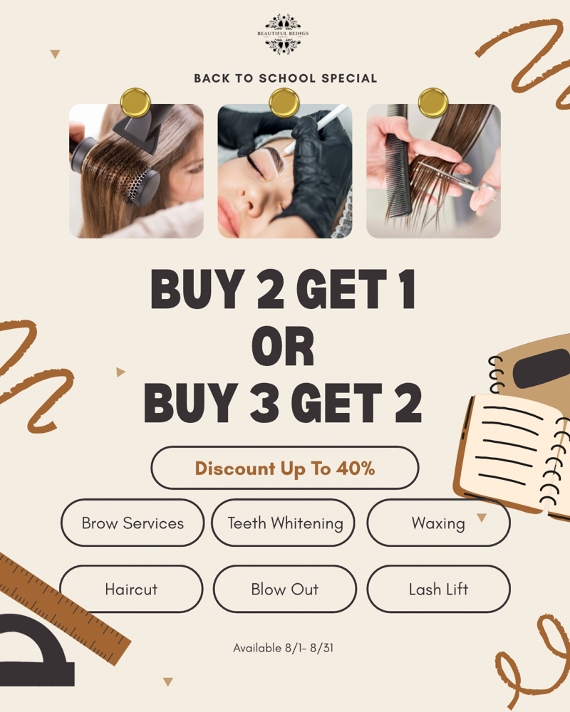 Sunday: Buy 2 Get 1 OR Buy 3 Get 2