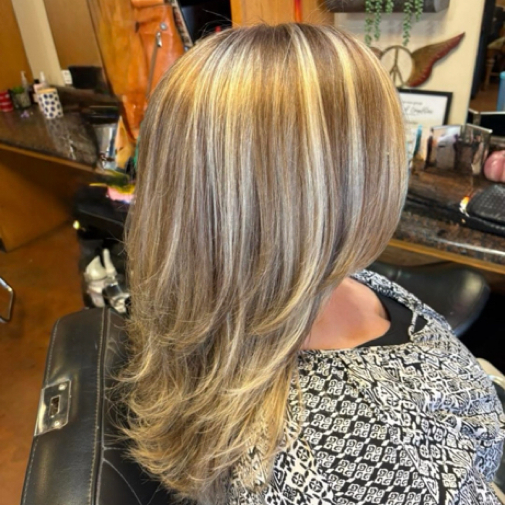 Women's All Over Color Plus Foil at Happy Hippie Hair in Fair Grove, MO