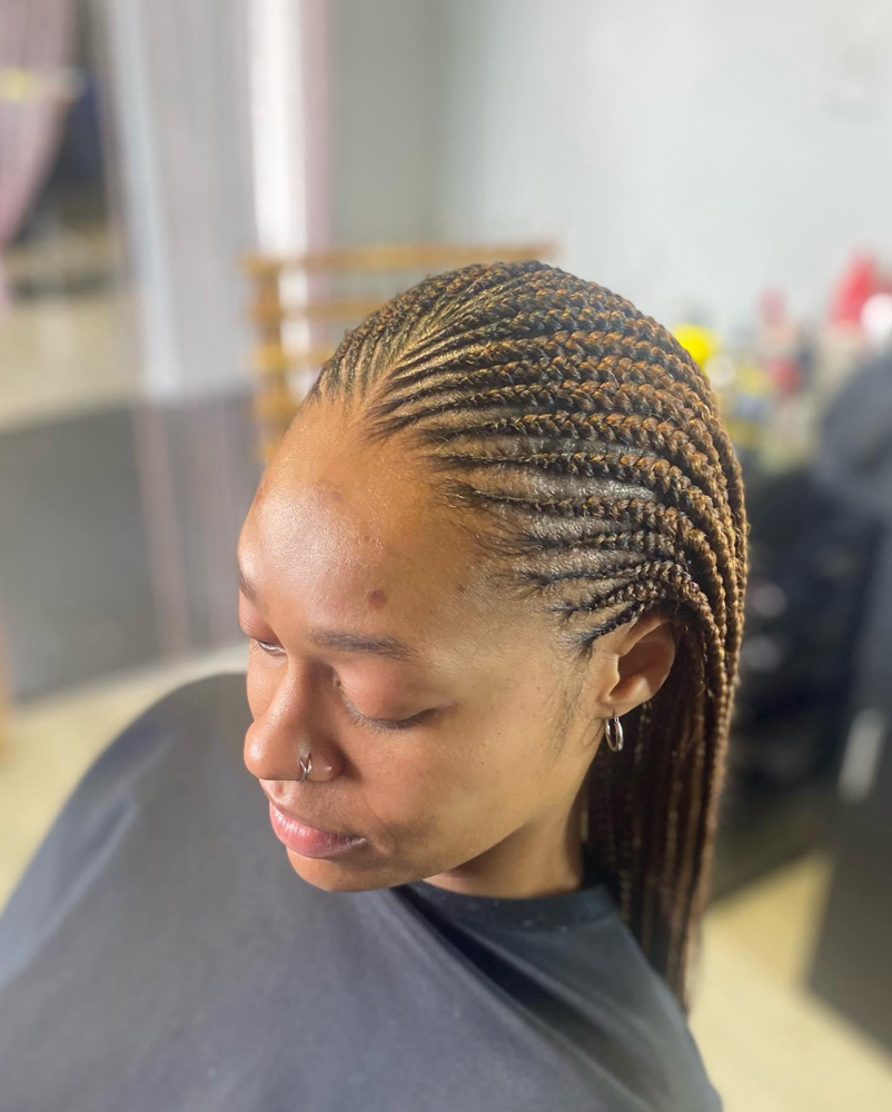 Med Feedin Braid Style at IAmHair Beauty Studio in Buffalo, NY