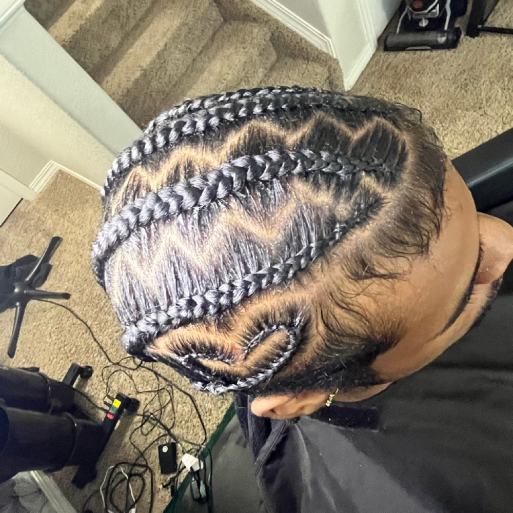 Scalp Braid Design styles at Golden Combs in Fountain, CO