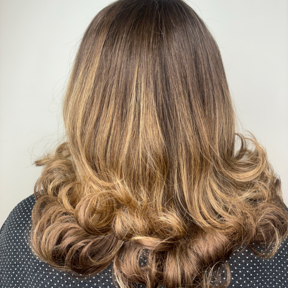 Curly To Straight Blow Out at Laisa  Beauty in Pawtucket, RI